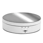 Популярная зеркальная электрическая вращающаяся подставка высокой мощности, витрина, органайзер для ювелирных изделий, вращающийся проигрыватель, регулировка скорости и угла наклона