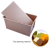 aluminum alloy toast mold loaf pan with cover non stick bread toast mold kitchen baking tool bakeware good thermal conductivity