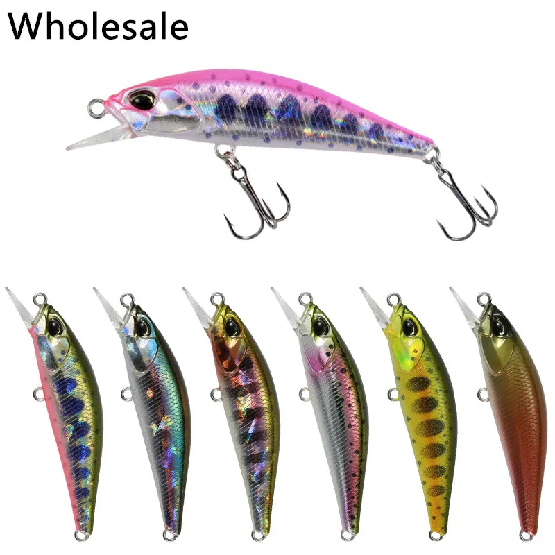 

5/10pcs Wholesale Sinking Minnow 50mm 4g Fishing lures 2021 Artificial Hard Bait Mini Crankbait Bass Wobblers 3D Eyes Swimbait