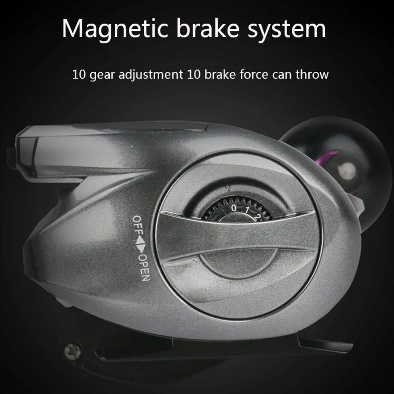 

Fishing Reel Low Reel Fishing Reel 8.0:1 6 + 1 Ball Bait Casting Spool