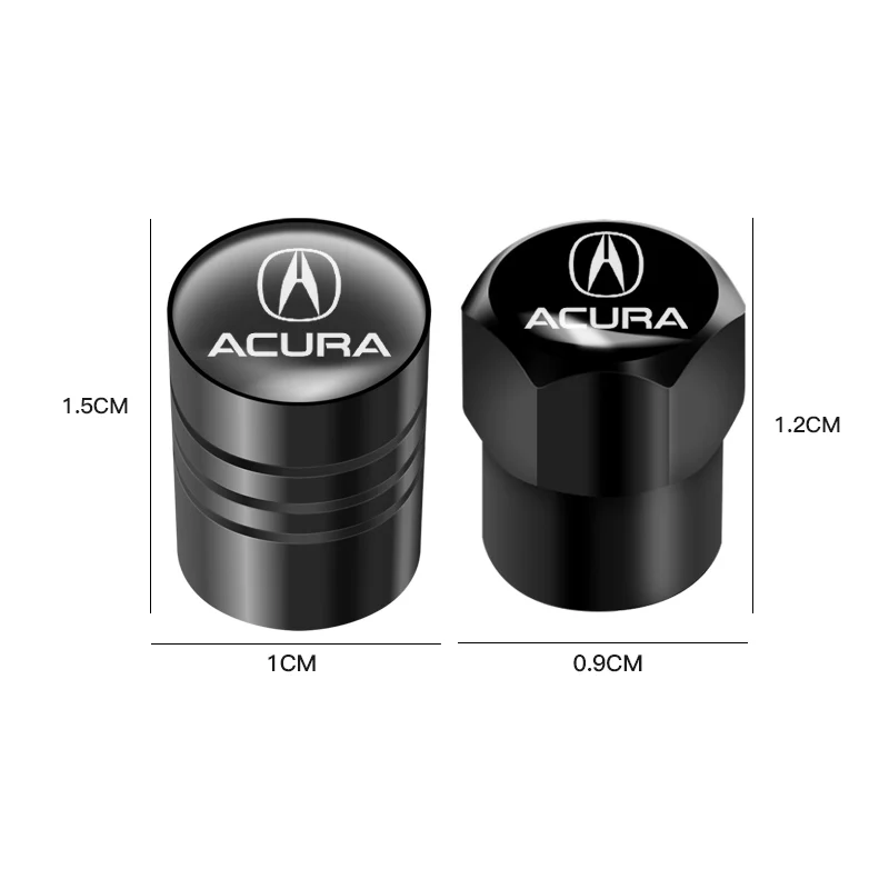 4 шт. автомобиль колпачки вентиля шин по Алюминий для BMW RDX CDX TLX L MDX NSX ILX Integra ZDX RLX в