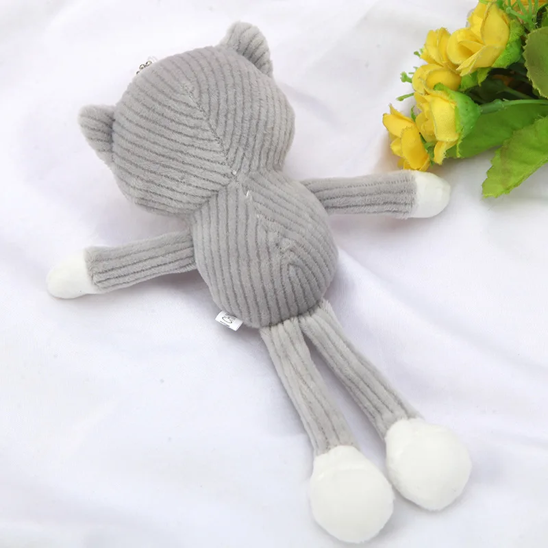 

Anime Plush Student Toy Long Legs Cat Key Chains Fashion Couple Backpack Accessories Keyring Cute Men And Women Gift Keychain