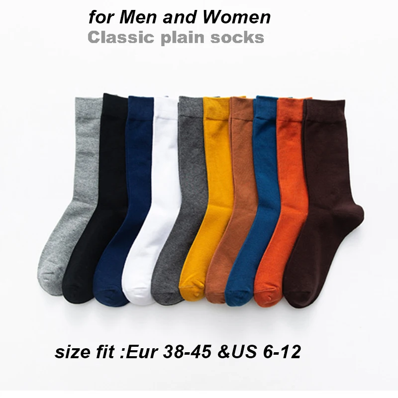 2022 New Brand Men's Socks Casual Gentleman High Quality Black Male Long Sock Business Party Dress Gift Cotton Sock Autumn Warm