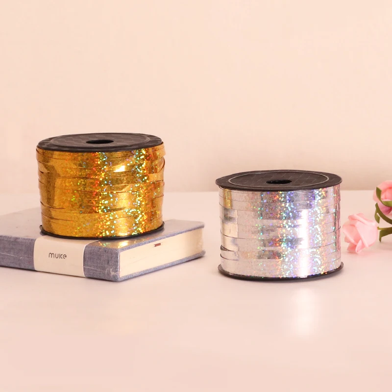 Лента с цветными воздушными шарами лента лазер для украшения свадебной