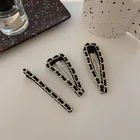 Женская заколка для волос, Винтажная заколка с геометрическим узором, в стиле ретро