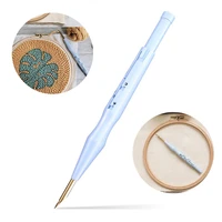 1pcs plastic punch needle embroidery pen adjustable punch needle weaving tool interchangeable punch needle%ef%bc%88free thread puller%ef%bc%89