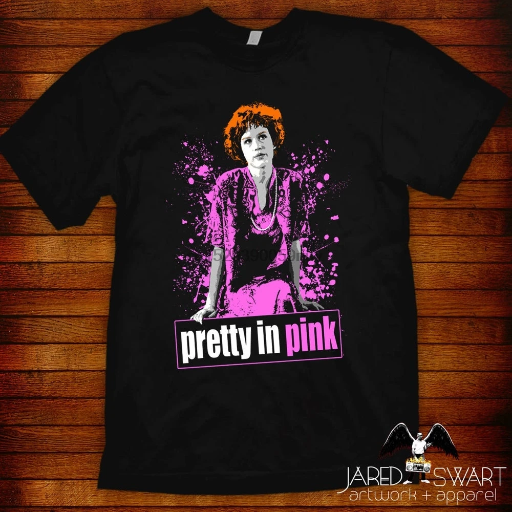 Розовая футболка Pretty In Design от Jared Swart вдохновленная фильмом John Hughes 1986 года Молли