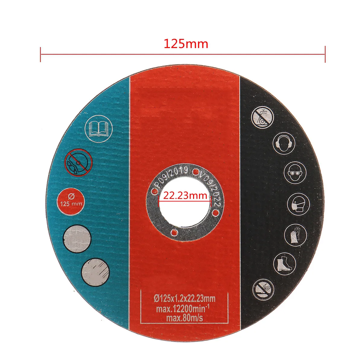 

3 in 1 125mm 100mm Grinding Disc + Louver Wheel + Slice sharpening Grinding Wheel for Tungsten Steel Milling Tool Carbide Metal