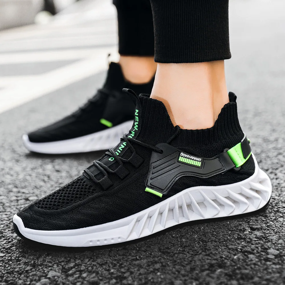 

Мужские повседневные спортивные ботинки, воздухопроницаемая плетеная модная обувь, весна-лето