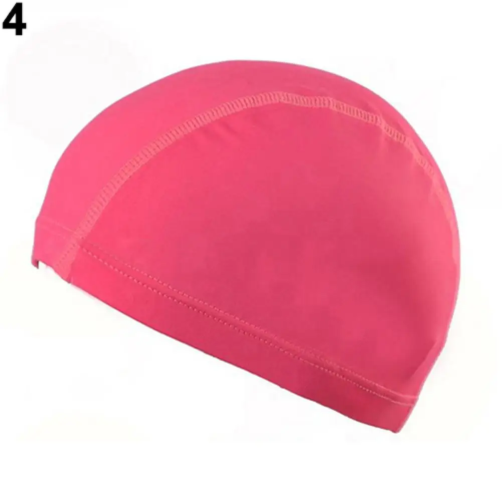 

Men's Women's Summer Durable High Elastic Sporty Swimming Cap Bathing Hat Protect Ears Long Hair Sports Free Size Waterproof Cap