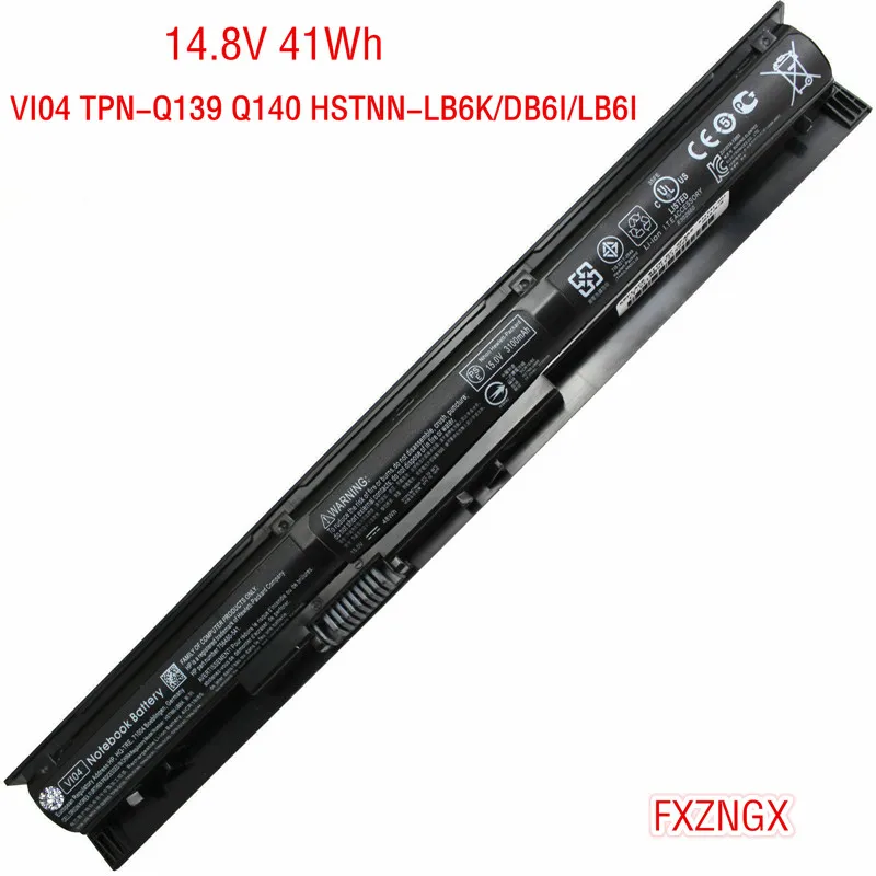 

41Wh оригинальная новая батарея VI04 для HP Envy 14 15 17 Series TPN-Q139 Q140 HSWTNN-LB6I 756743-001 756745-001 756744-001