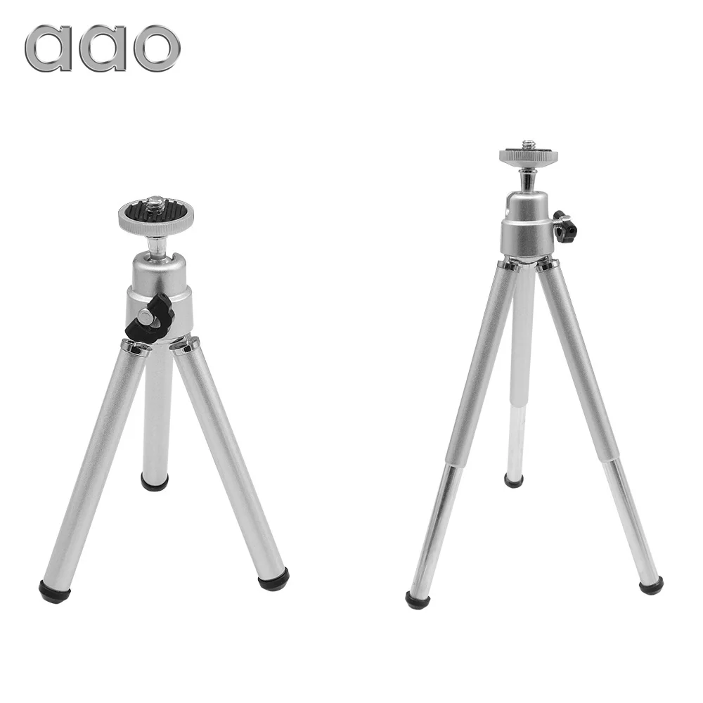 AAO Мини Гибкий штатив 2 секции стенд держатель YG300 проектор камера Алюминиевый