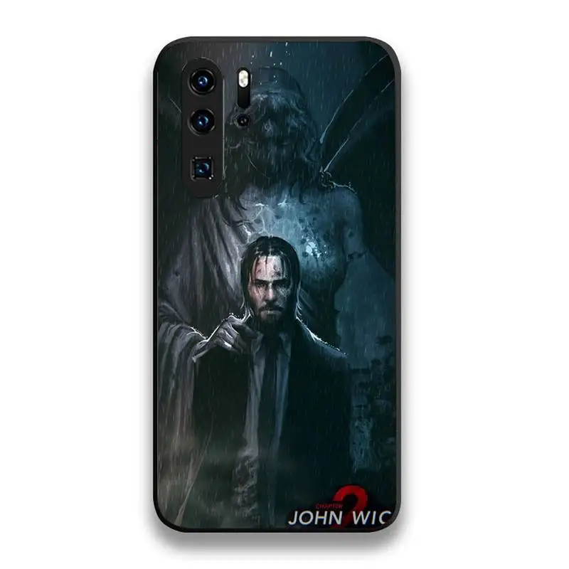 

John Wick Phone Case For Huawei Mate 10 20 Lite Pro X Honor Play Y6 5 7 9 Prime 2018 2019 Cover