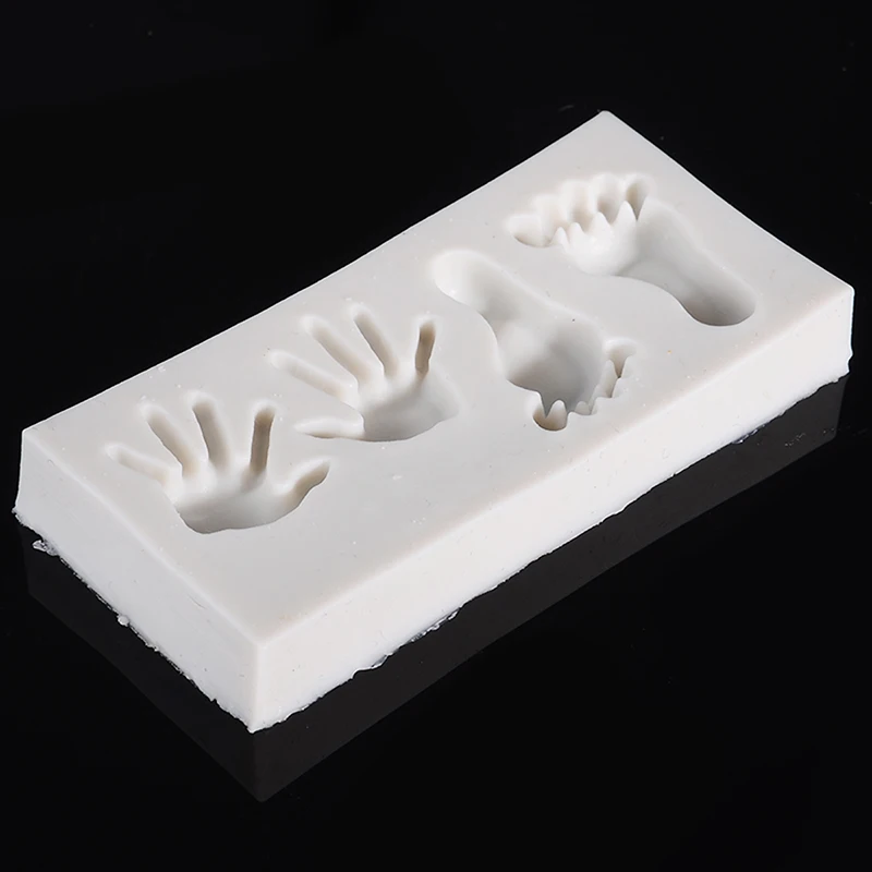 1 шт. креативная мини форма для ног рук 3D силиконовая торта печенья детские