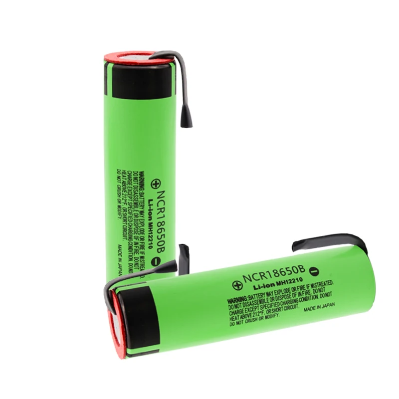 

2020 New Original 18650 Battery NCR18650B 3.7V 3400mah 18650 Lithium Rechargeable Battery Welding Nickel Sheet batteries