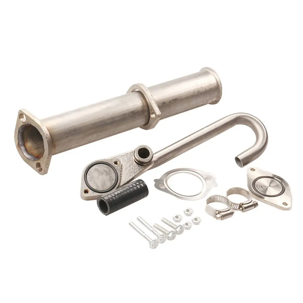 6.0L EGR клапанная труба комплект обход и удаление авто для Ford F250 F350 F450 03-07 POWERSTROKE Diesel