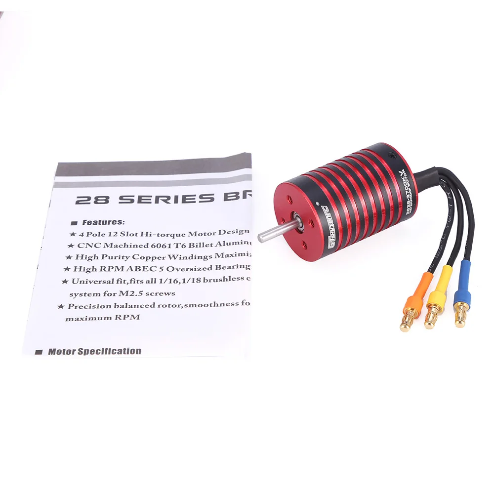 GTSKYTENRC 2838 KK серии бесщеточный водонепроницаемый двигатель для 2 s/3 s 1/14 1/16 Rc