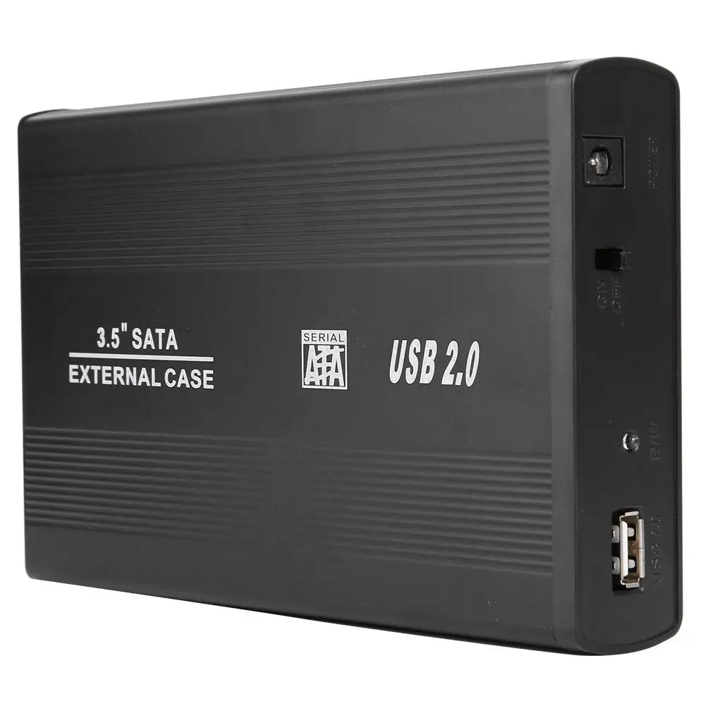 

Корпус для внешнего жесткого диска 3,5 дюйма, док-станция SATA к USB 3,0 2,0, адаптер для жесткого диска 3,5 дюйма, USB3.0, USB2.0, коробка для жесткого диска ...