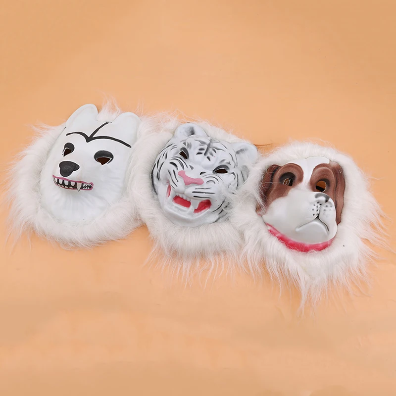 Маска на Хэллоуин плюшевая маска для взрослых и детей полная лица карнавал ужас