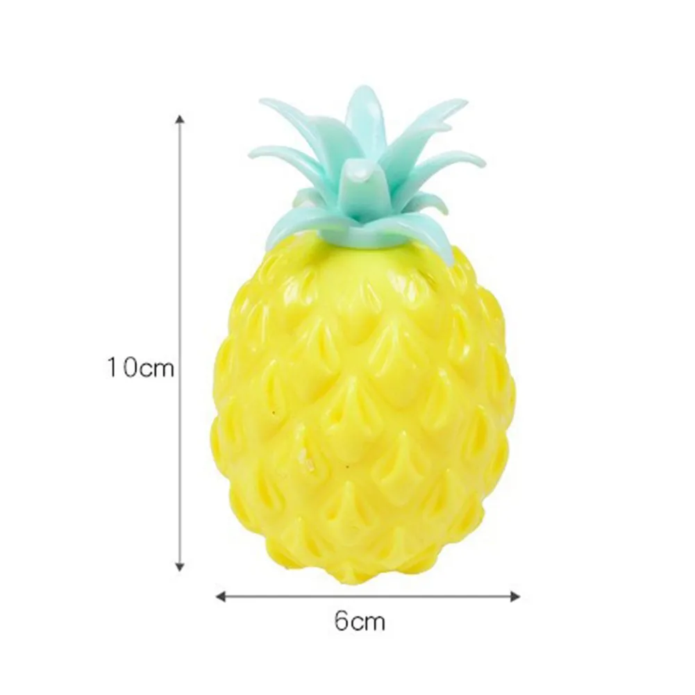

Hot Anti Stress Pineapple Ball Non-Toxic Squish Y Stress Reliever Adult Fidget Squeeze Toys Gift