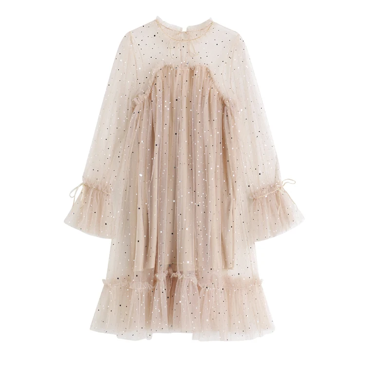 Новинка лета 2020 литературные платья Очаровательная сетчатая кофта с