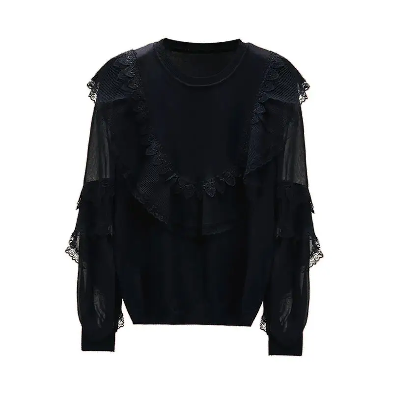 

and autumn outfit ins is prevented bask in female new bud silk chiffon shirt 2020 design niche outside the joker coat