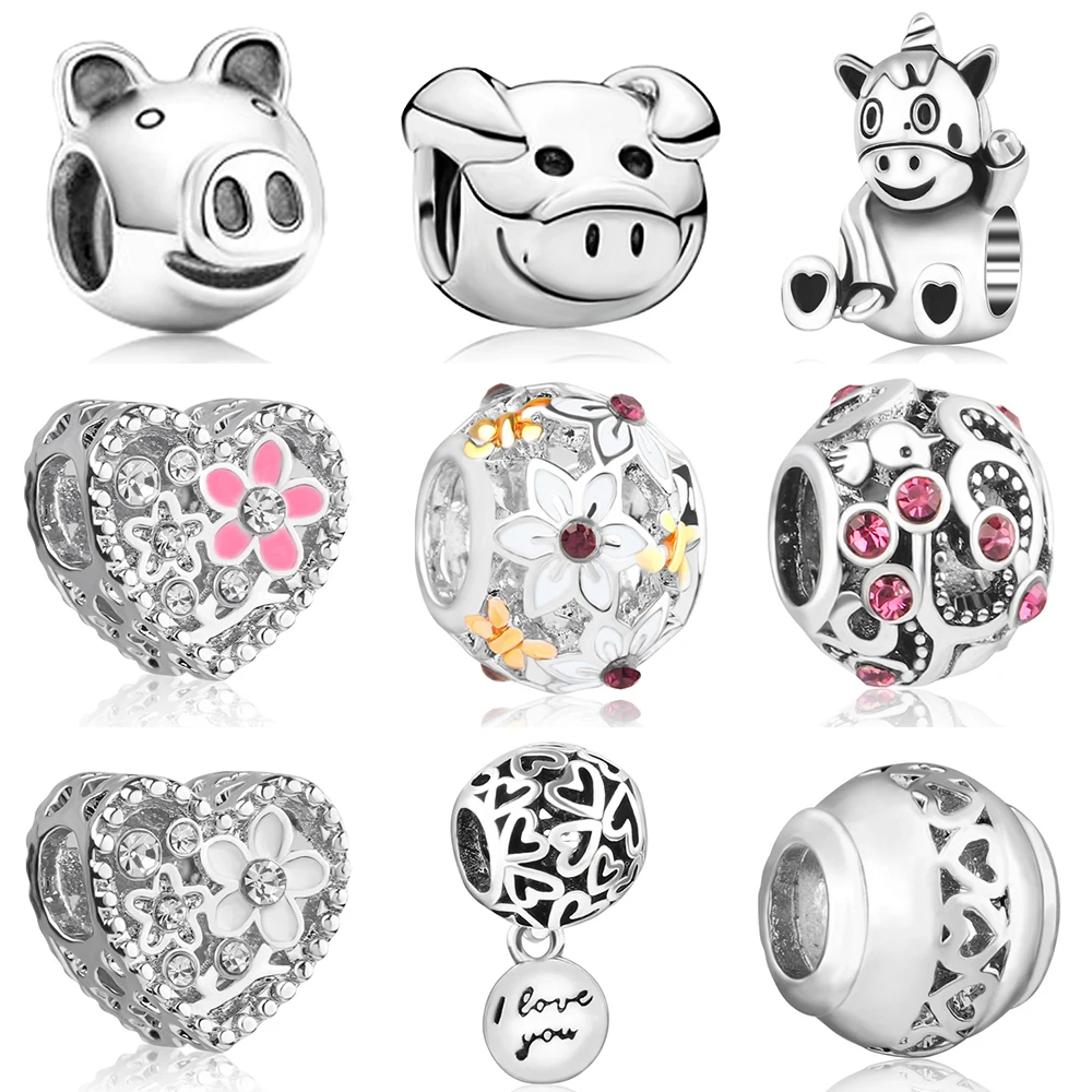 2020 Аксессуары для браслета подвески высокого качества бусины в виде животного