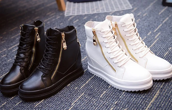 

Hot Sales Women Casual Shoes 2021 New Women Sneakers Fashion Breathable PU Leather Platform White Women Shoes Soft Footwears