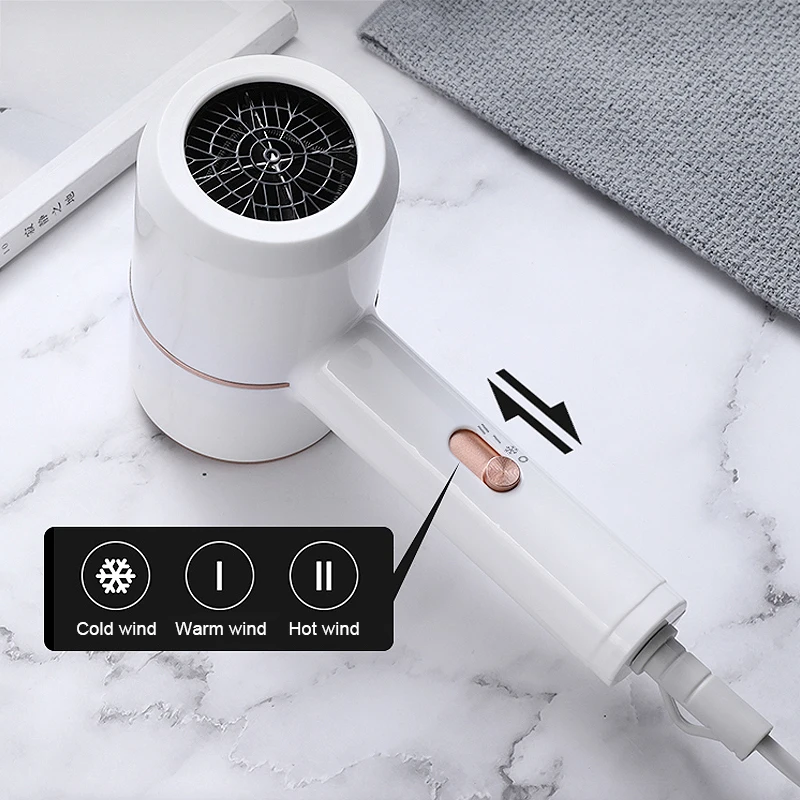 

Hair Dryer Anion Negative Ion Hair Care Professinal Quick Dry Home Modeling 1800W Portable Wired Hairdryer Diffuser Constant 40G