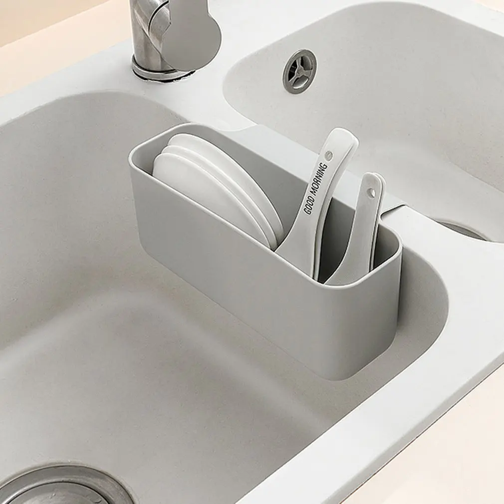 

Sink Strainer Drain Fruit Vegetable Drainer Basket Waste Storage Basket Sponge Storage Rack Soup Juice Separator Filter Basket