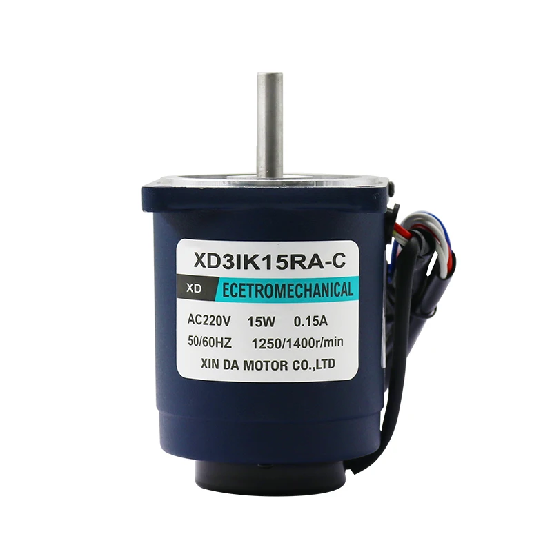 

15W AC motor speed control single-phase 220V small motor 1400 rpm/2800 rpm high torque motor power machinery accessories