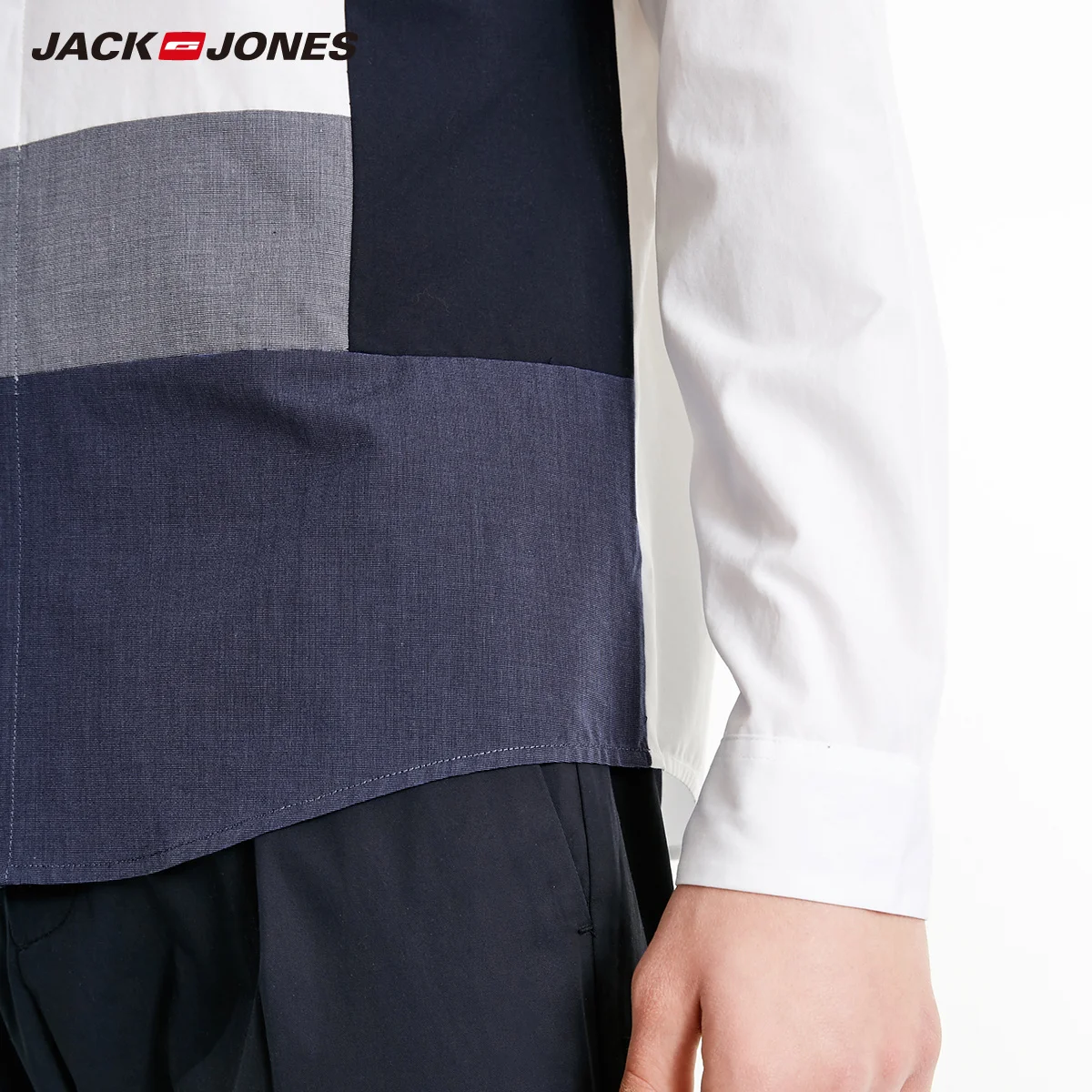 Мужская Повседневная рубашка из чистого хлопка MLMR | 219105538 одежда