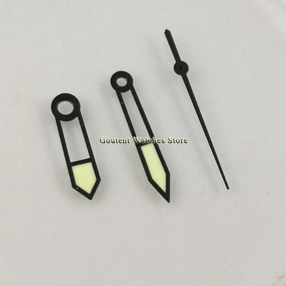 

Стрелки часов Miyota 8205, 8215, 821A, DG2813, 3804, черные, светящиеся