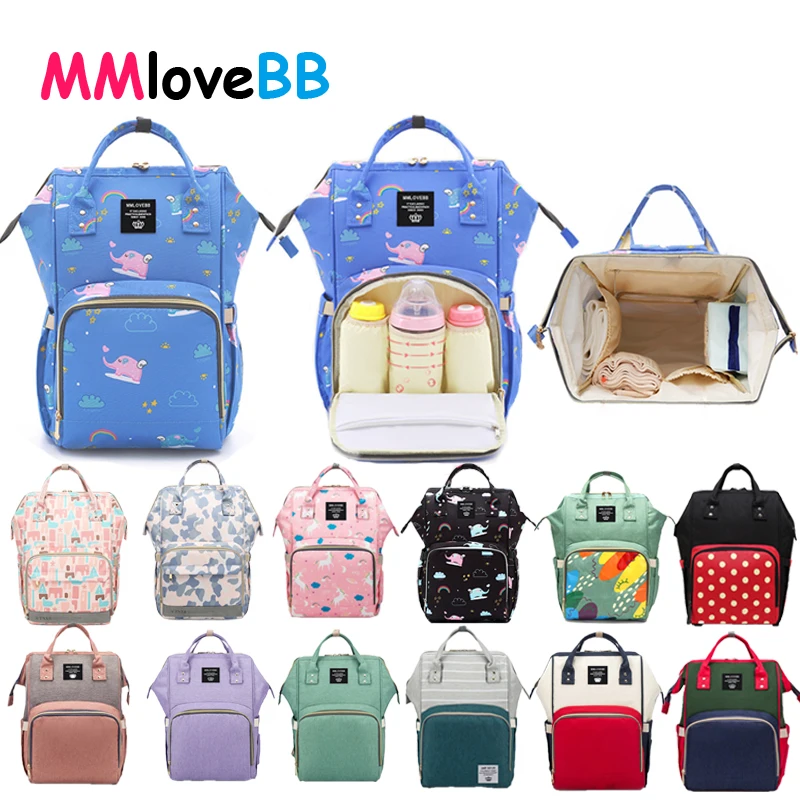 MMloveBB модная сумка для подгузников беременных Большая вместительная дорожная