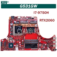 g531gw motherboard is suitable for asus rog strix g531gv g531gu g512gw g512gv notebook original motherboard i7 9750h rtx2060 6g