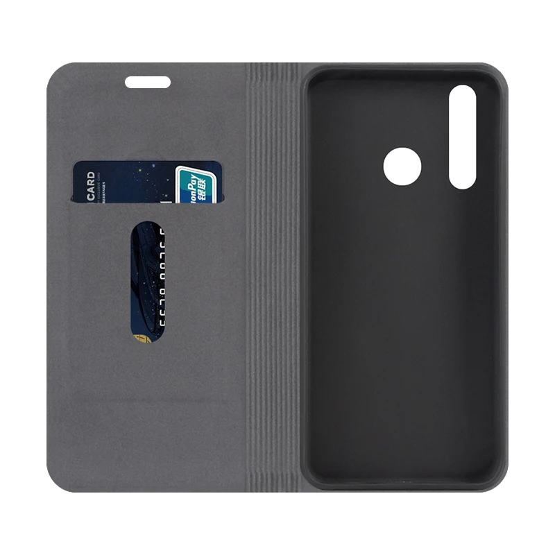Чехол-Кошелек из искусственной кожи, чехол для телефона huawei P30 Lite, флип-чехол-книжка для huawei P30 Lite, деловой чехол, Мягкий ТПУ силиконовый чехол на заднюю панель