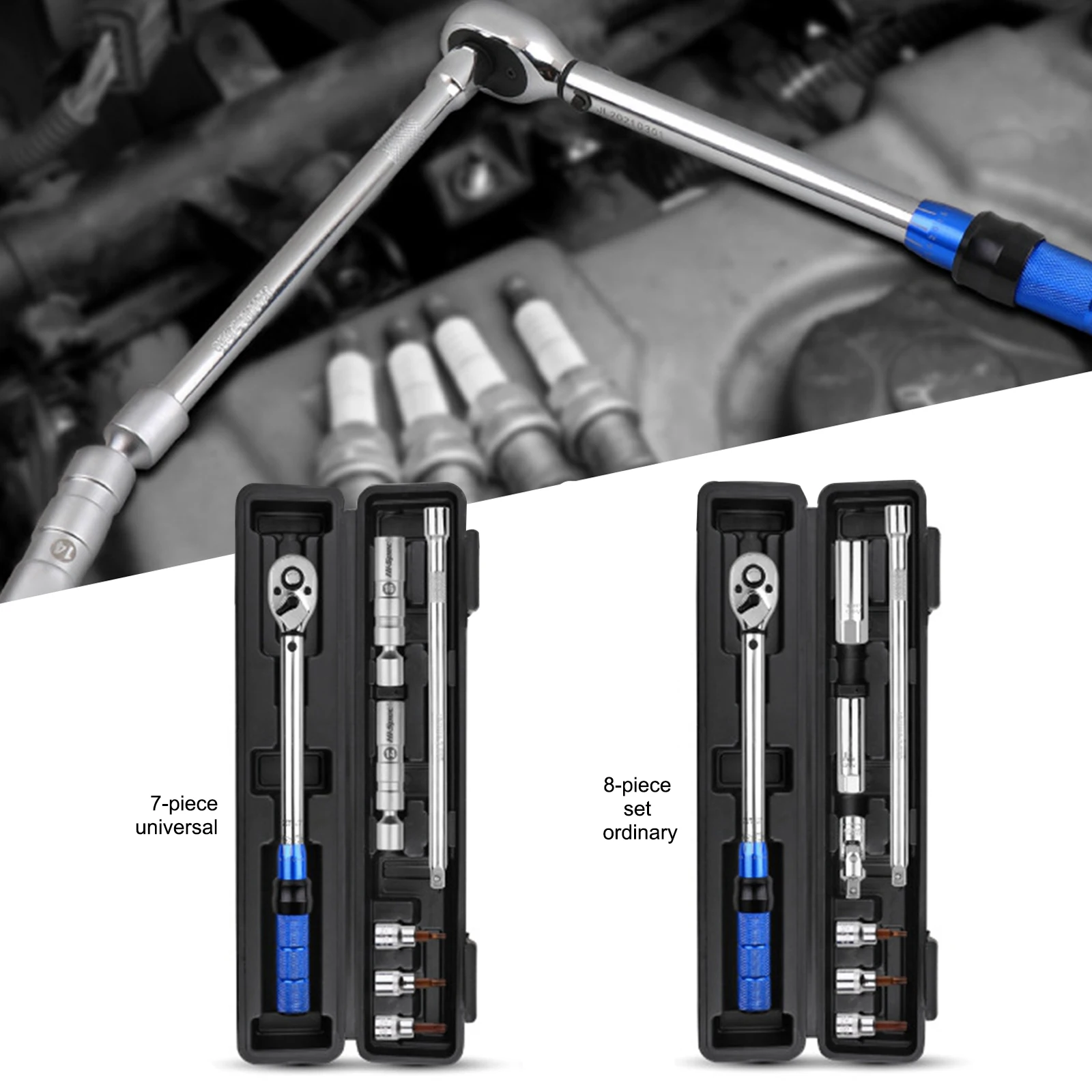 

10~60N.M spark plug socket 3.8 torque wrench ultra-thin magnetic car spark plug special removal tool torque wrench
