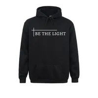 Hoodies Sportswear Be The Light Deluxe Christian Gift Encouraging Spring/Autumn Long Sleeve Men Sweatshirts Funny Coupons