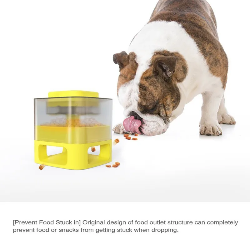 

Dog Cat Feeding Bowl Plastic Slow Food Large Capacity Slow Food Bowl Puzzle Catapult Bowls Training Toy Pet Dog Bowls Supplies
