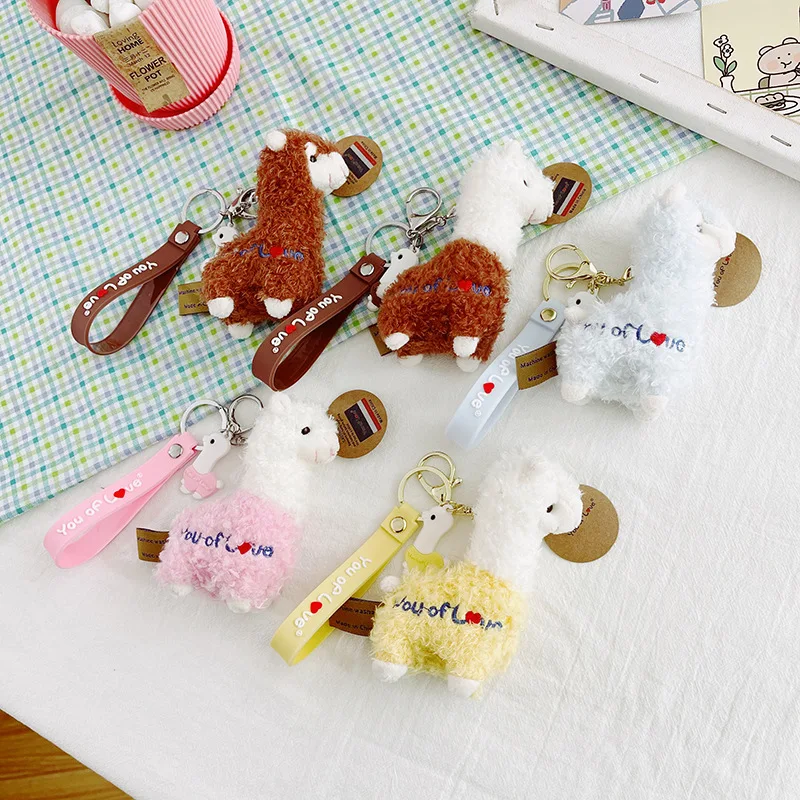 

Cute Mini Alpaca Unicorn Soft Cotton Animal Plush Stuffed Doll Toy Keychain Cartoon Bag Pendant Kid Girl Birthday Gift