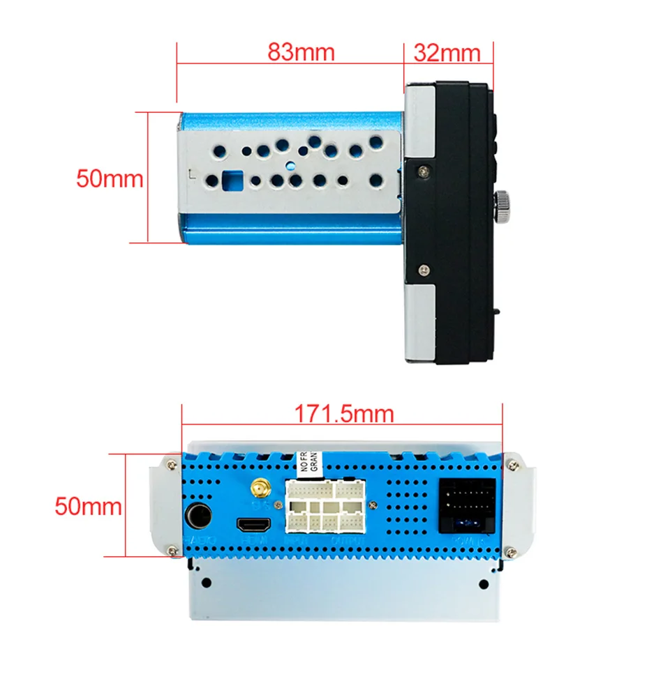 Eunavi 2 Din 7 ''TDA7851 Android 9 4G 64G Восьмиядерный универсальный автомобильный Радио Аудио Стерео gps навигация Мультимедиа 1024*600 без DVD