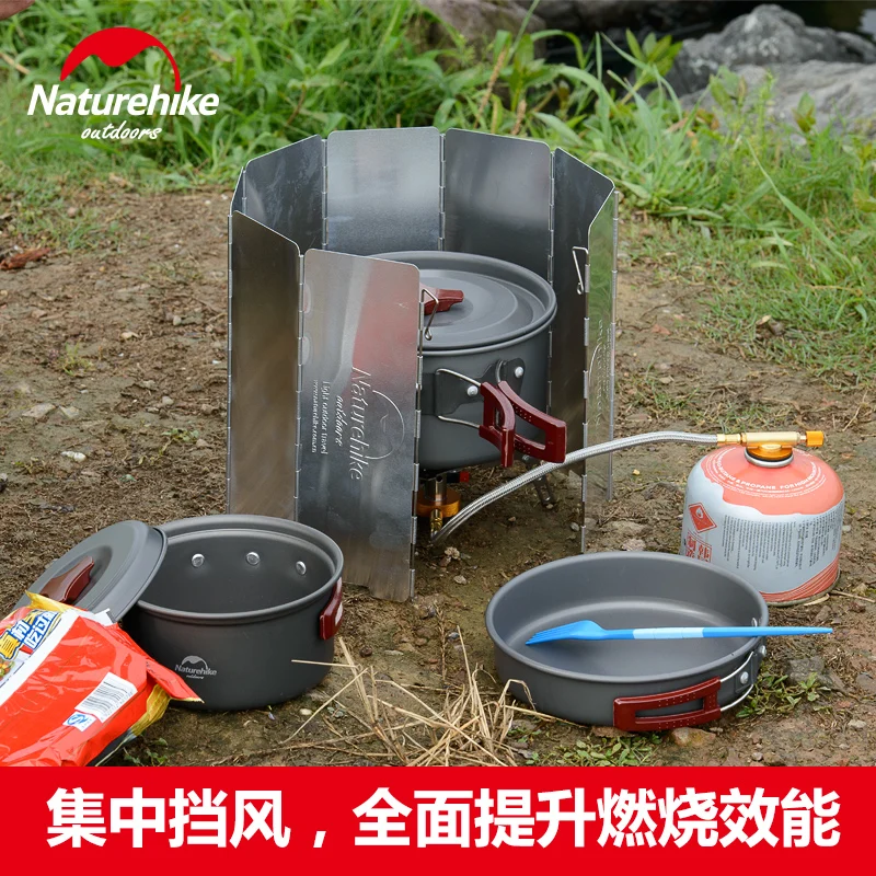 Naturehike Открытый Кемпинг плита складной ветер экран приготовления аксессуары для