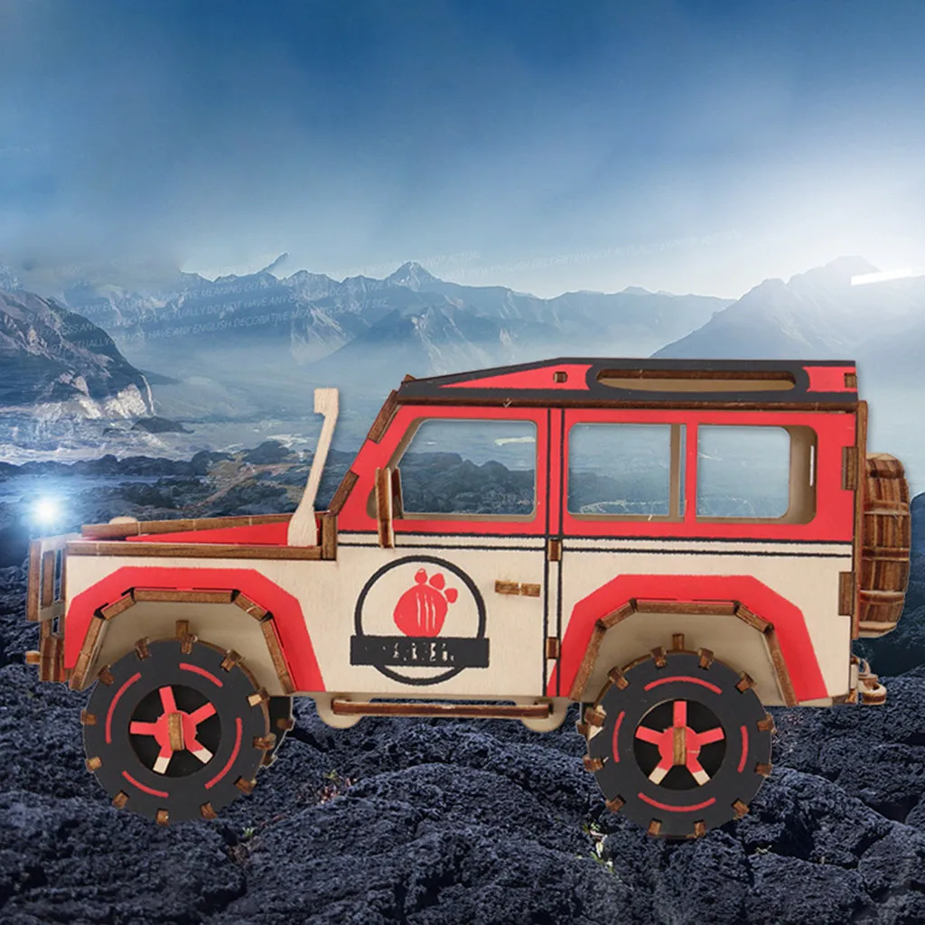 

3D Puzzle Wooden Kit Wooden Puzzles DIY Hand Craft Mechanical Toy Gift for Kids Jigsaw Toys For Children Educational Toy