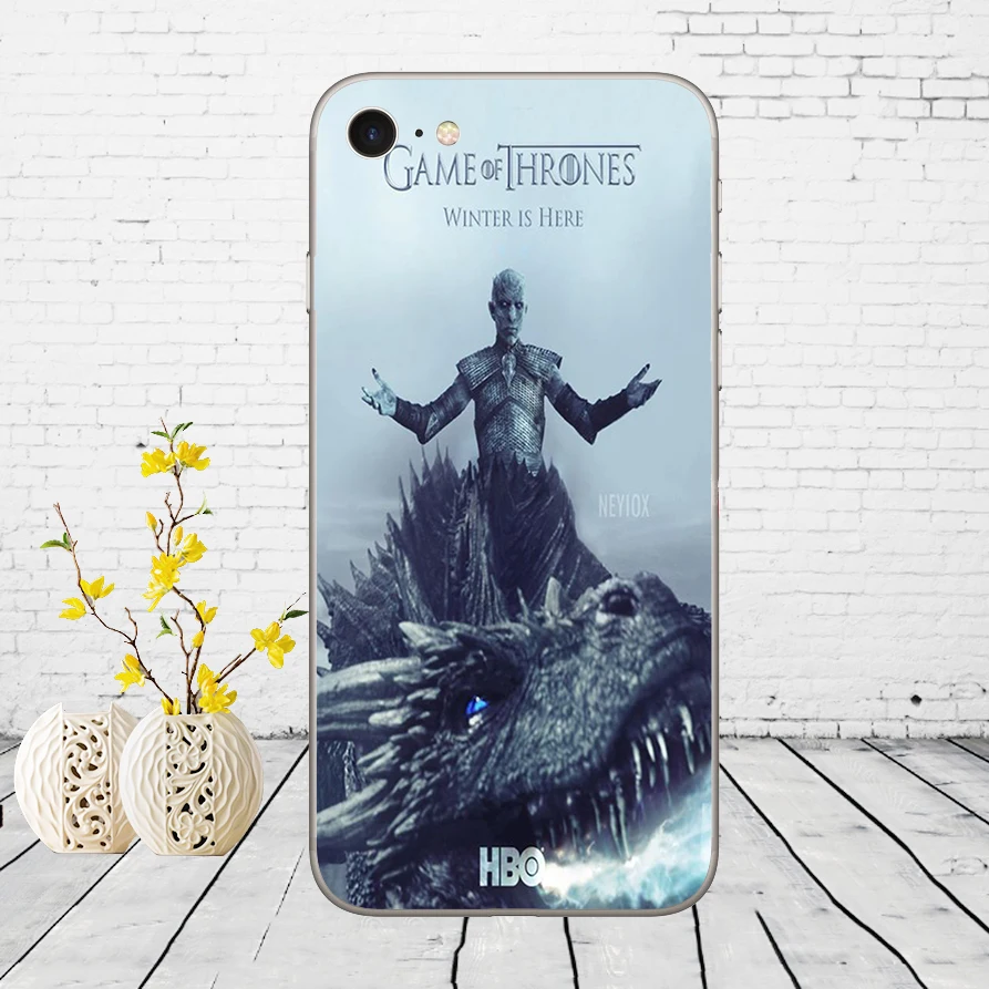 98DD Игра престолов сезон 7 Gots7 Мягкий силиконовый чехол для iPhone 5 5S SE 6 6s 8 plus 7 7 Plus X XS SR MAX чехол