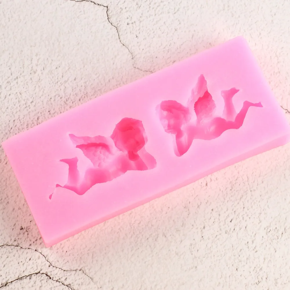 Angel Baby силиконовая форма DIY Детские вечерние помадка для кекса торт декратеры печенье выпечки конфеты шоколадная мастика плесень