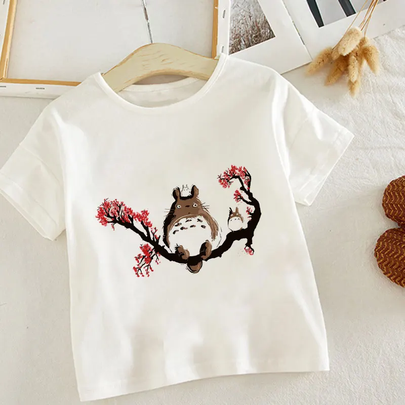 

Casual Kawaii Kid Clothes Cartoon Boys Girls Anime Design T Shirt Short Sleeve Tops Baby Children's Novelty T-Shirt