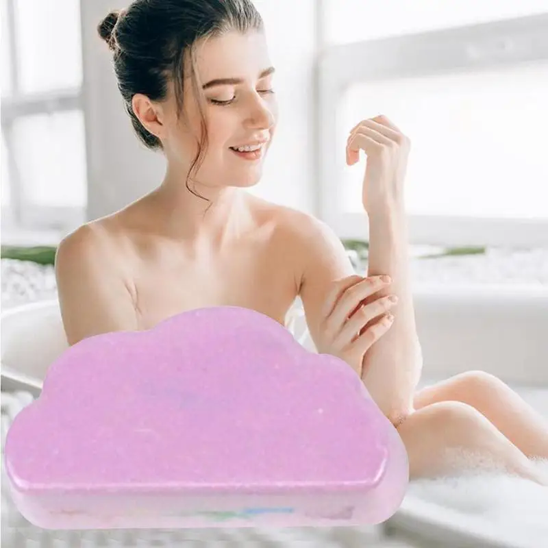 

Essential Oil Rainbow Cloud Bubble Explosion Ball Bath Salt Ball