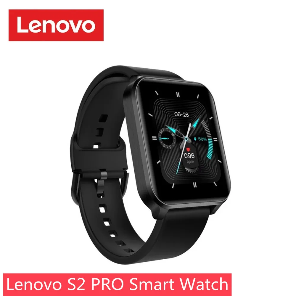 

Original Lenovo - S2 Pro Smart Watch, HD Screen Waterproof Device, 1.69 Inch，Heart Rate & Temperature Monitoring