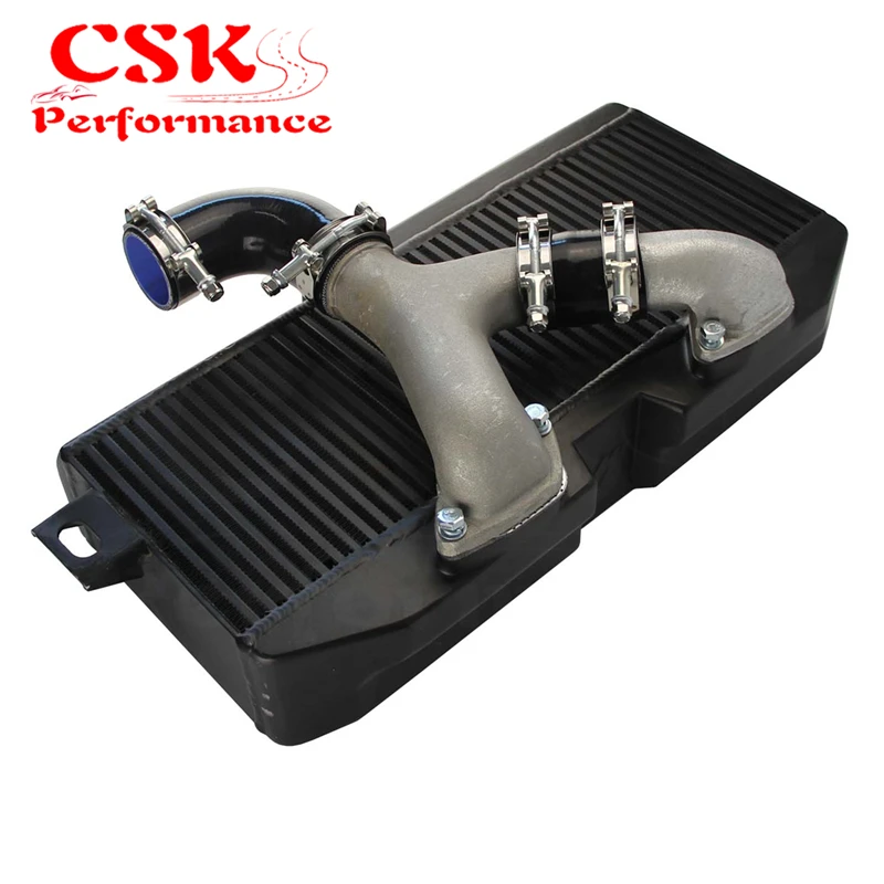 Удлиненный интеркулер с верхним креплением + комплект Y образных труб подходит