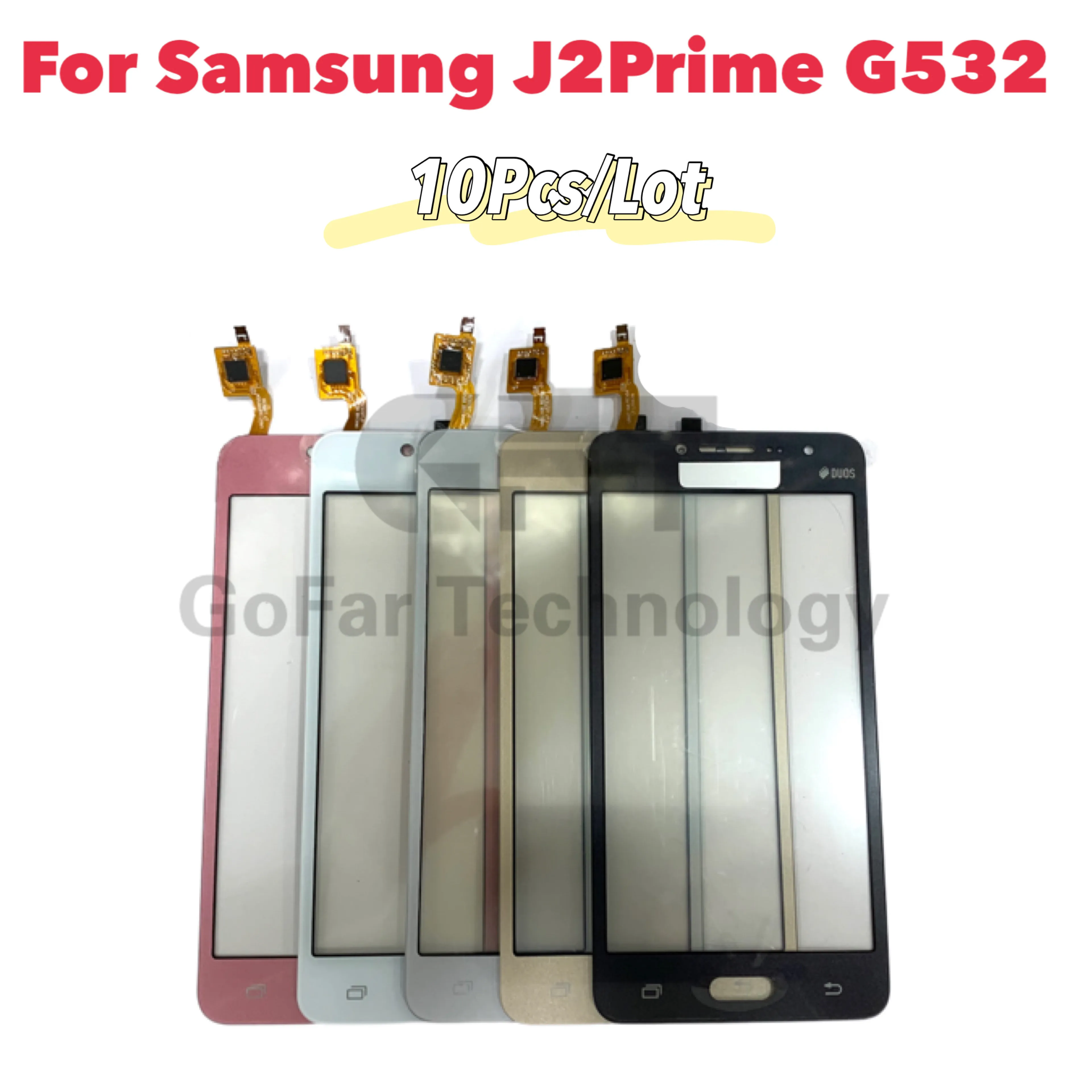 

10 шт./лот для Samsung Galaxy j2 Prime SM-G532F G532 G532G G532M сенсорный экран сенсор дисплей дигитайзер замена стекла + логотип